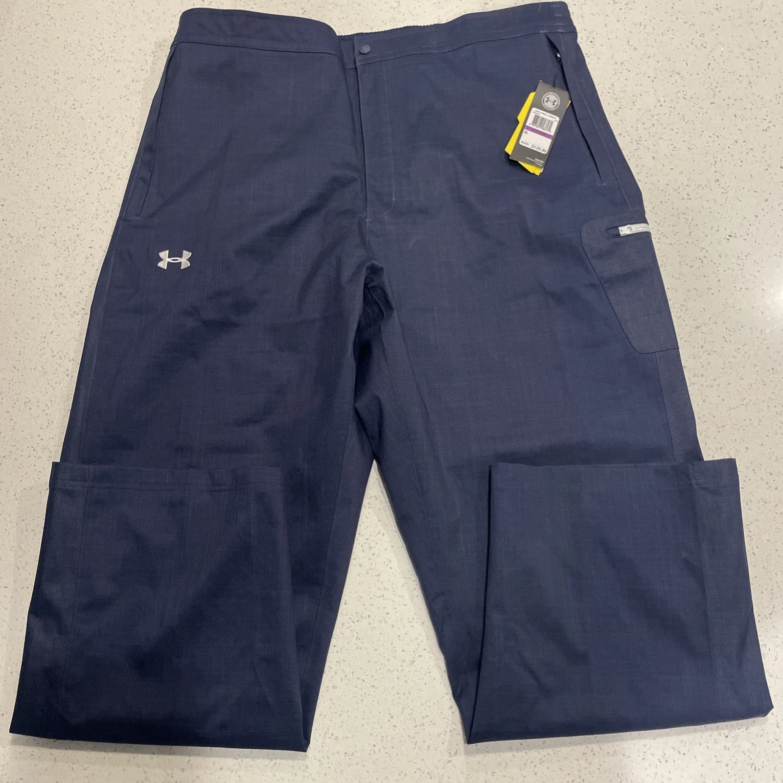 UNDER ARMOUR Men's UA Storm Team Rain/Snow Pants Navy Size XXL New With Tags