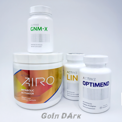 NEW ACTIVZ EPIGENETIC TRIFECTA 4 bottle set AIRO + 1 LINQ + 1 GNMX
