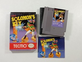 SOLOMON S KEY NINTENDO NES PAL-B EEC (COMPLETE - GOOD CONDITION OVERALL)