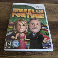 Nintendo Wii Wheel of Fortune Video Game Instructions Untested