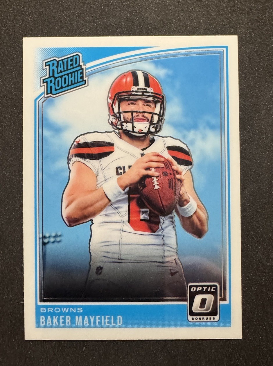 2018 Donruss Optic - Rated Rookie Baker Mayfield #153 (RC)