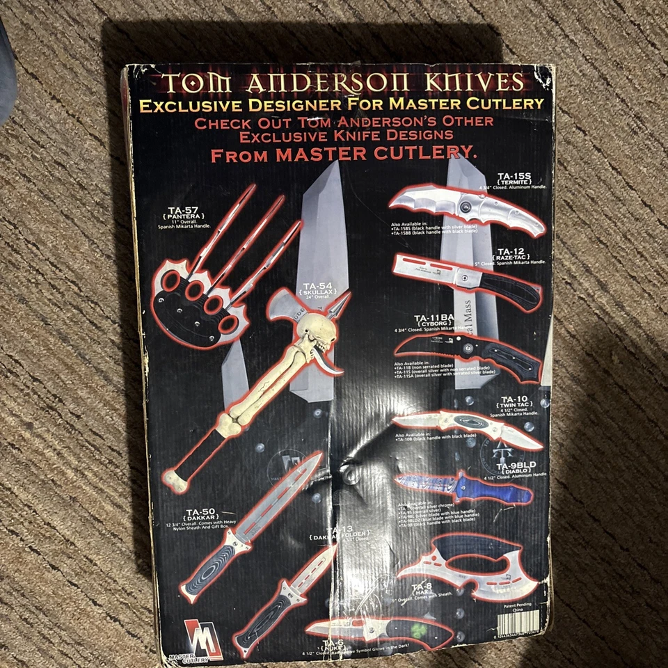Cuchillos de cubiertos Tom Anderson TA-52 Critical Mass Master 10S10  Foto 4 de 4