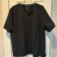 Men s Black Medelita Scrub Top Size XXL