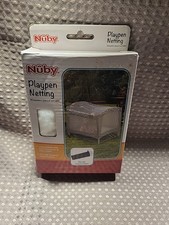 Nuby Playpen Pack  Play Mosquito Insects WHITE Netting Indoor Outdoor
