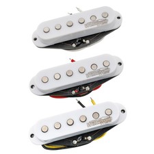 Wilkinson Bianco Vintage Tono Alnico 5 Single Coil Pickup Set per Chitarra Strat