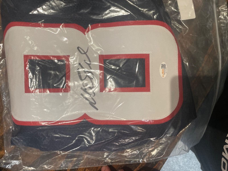 Houston Texans Matt Schaub Signed Custom Jersey JSA Witnessed