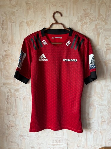 Adidas Crusaders Rugby Home Jersey Men's S Red Black Rugby