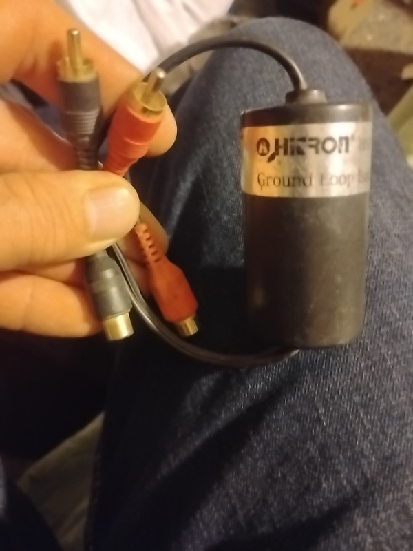 ground loop noise isolator for car audio