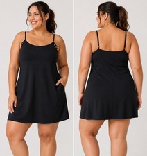 Old Navy CloudComfy Black Athletic Dress Women’s XXL Built-In Shorts Active