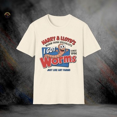 Harry & Lloyd's I Got Worms Dumb and Dumber T-Shirt | Softstyle Tee