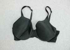 Sujetador Vassarette para mujer 38D negro 75-205 ribete satinado con aros copa sujetador forrado de colección
