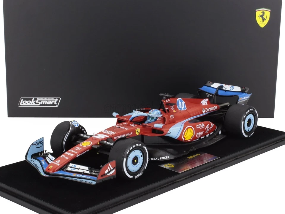 LOOKSMART 1:18 MODELLINO AUTO F1 FERRARI SF-24 #16 CHARLES LECLERC MIAMI GP 2024 - Immagine 2 di 4