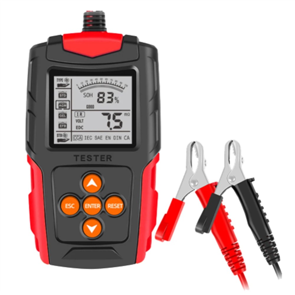 12/24V Automotive Battery Tester LCD Display Battery Analyzer Digital for6404