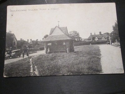 Postkarte - Sedlescombe Village Pump & Green 52582 (Photochrom Co Ltd unbesendet)
