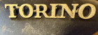 Vintage Ford Torino 1968 1976 Emblem Badge Script Quarter Panel Tailgate