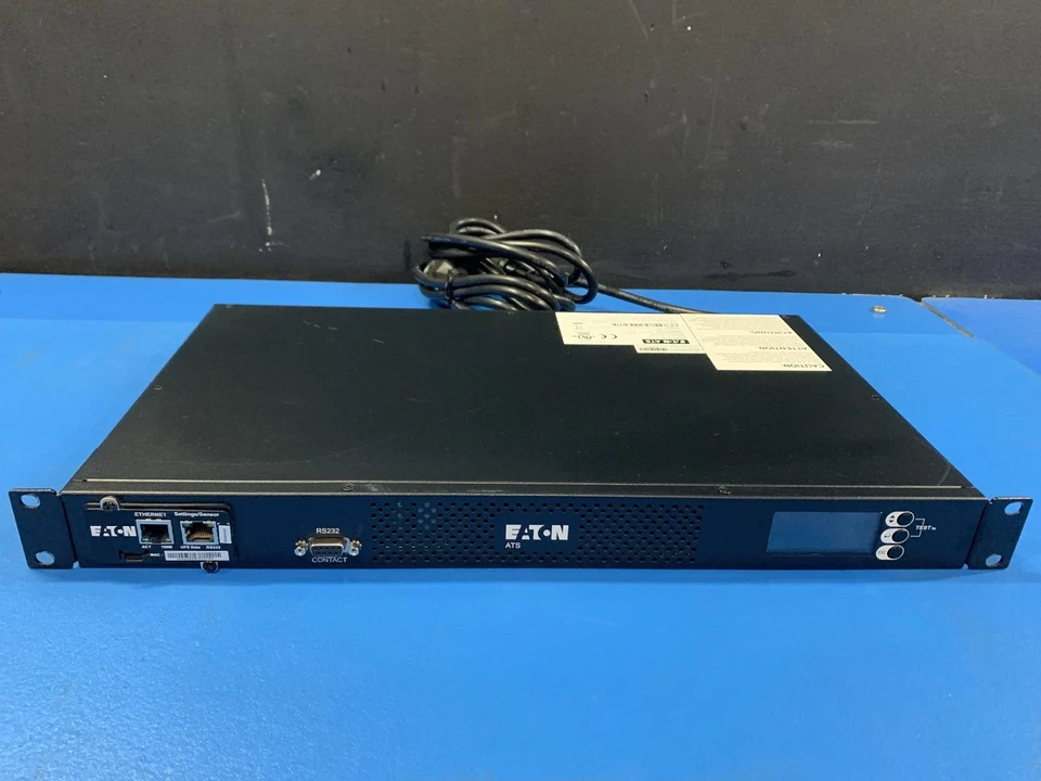 Eaton EATS115 120V 12A Single-Phase 10-Outlet PDU W/ Rack Ears 9001-5013-00P - Image 2 of 4