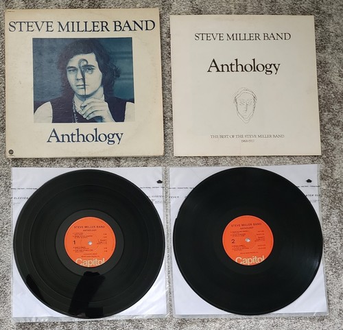 Steve Miller Band Anthology 2 LP Set Capitol SVBB-11114 Sehr guter Zustand + Orange Lbl Booklet