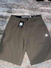Hurley Men's Hybrid 20 Inch Outseam Stretch Walk Shorts, Brown Size , 30 60 New