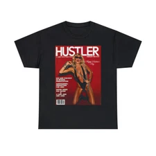 MISSING PERSONS Dale Bozzio on the cover of Hustler Men's Short Sleeve Tee