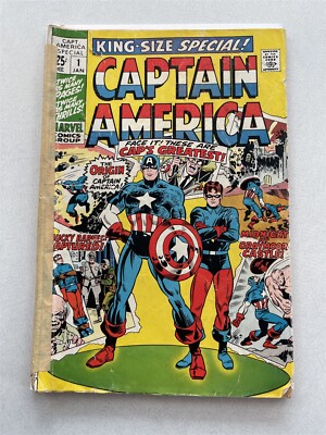 Captain America King-Size Special Issue#1 January 1971 Copy