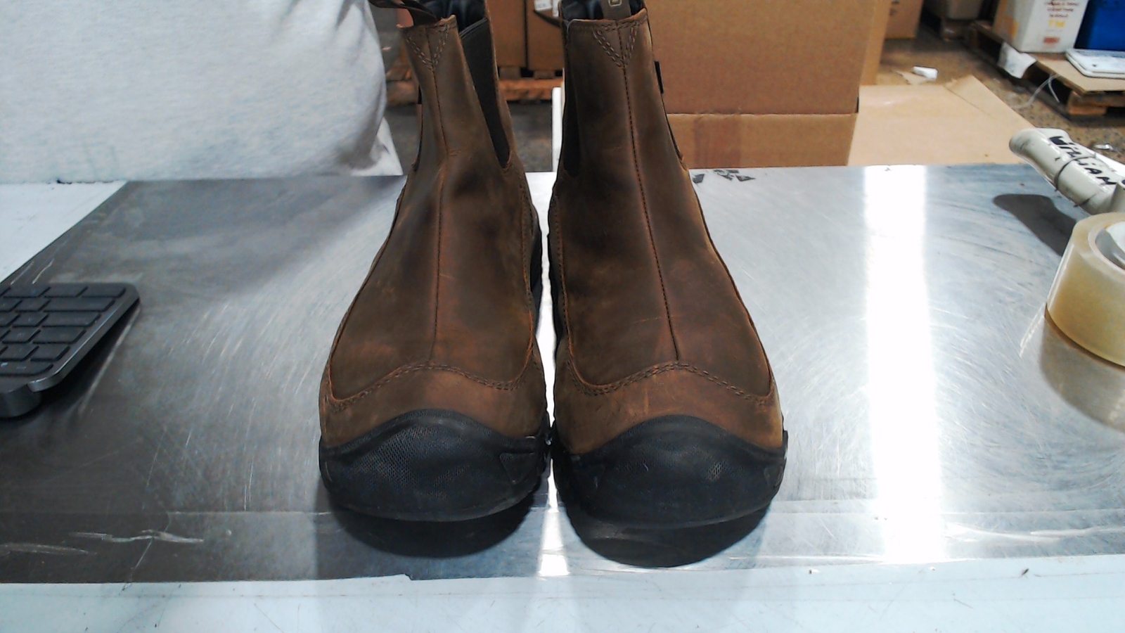 Come Nuovo_KEEN Uomo Anchorage 3 Impermeabile Pull On Insula_Terra Oscura Pacciamatura_11 5