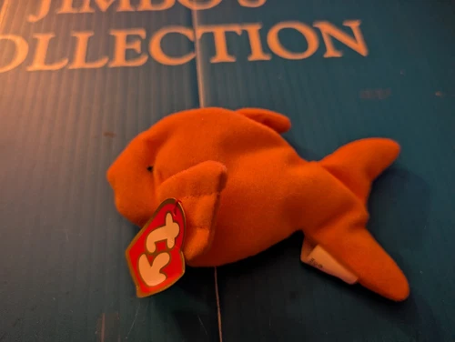 Goldie Ty Beanie Baby Goldfish Retired Vintage With Tags 1993 ~DOB 11-14 1994 🐟