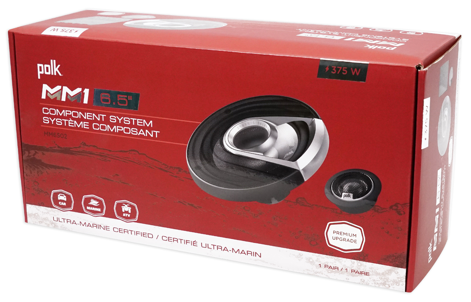 Polk Audio MM6502 65 750 Вт Компонентные автомобильные колонки бесплатный усилитель сабвуфера