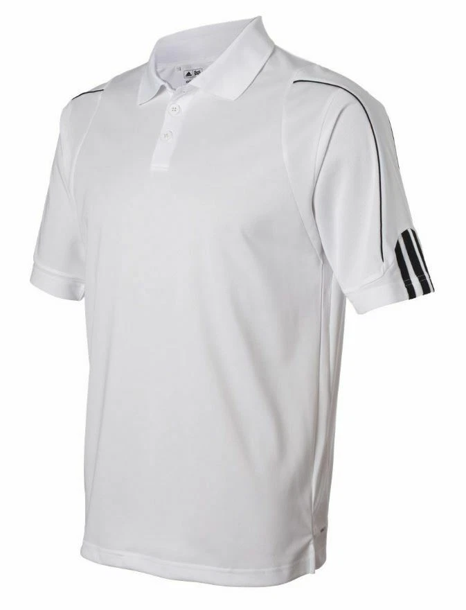 ADIDAS GOLF NEW Climalite Men&#039;s Sz 3XL White Three Polo Sport Shirt, A76 | eBay