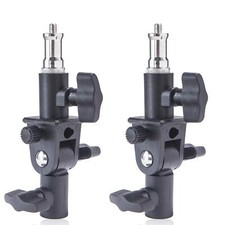 2pcs U Shape Tilt Adapter Swivel Mount Umbrella Holder Light Stand With Standard