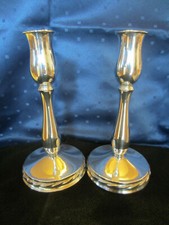 2 Candelaber Kerzenst&auml;nder Kerzenleuchter Sterling - Silber 925 Towle Tulpe