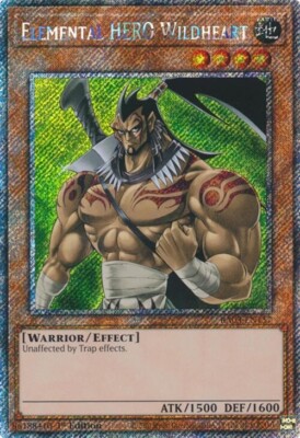 Elemental HERO Wildheart (RA03-EN157) - Platinum Secret Rare - 1st Edition