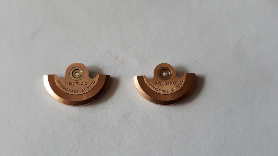 ВИНТАЖНЫЙ ротор - колеблющийся вес PONTIAC 21 рубин движение автоматические швейцарские часы - Изображение 4 из 4