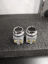 Lot of 2 IDEC ABD110N-B Black Pushbutton Switch