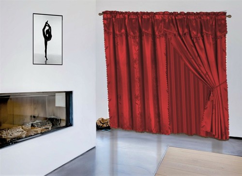 Set tende finestra 2 pannelli (120"" L X 84"" L) con valvola e supporto trasparente NADA - Foto 11 di 15