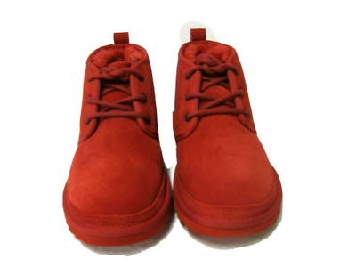 UGG NEUMEL MEN ANKLE BOOTS SUEDE SAMBA RED US 9 /UK 8 /EU 42 