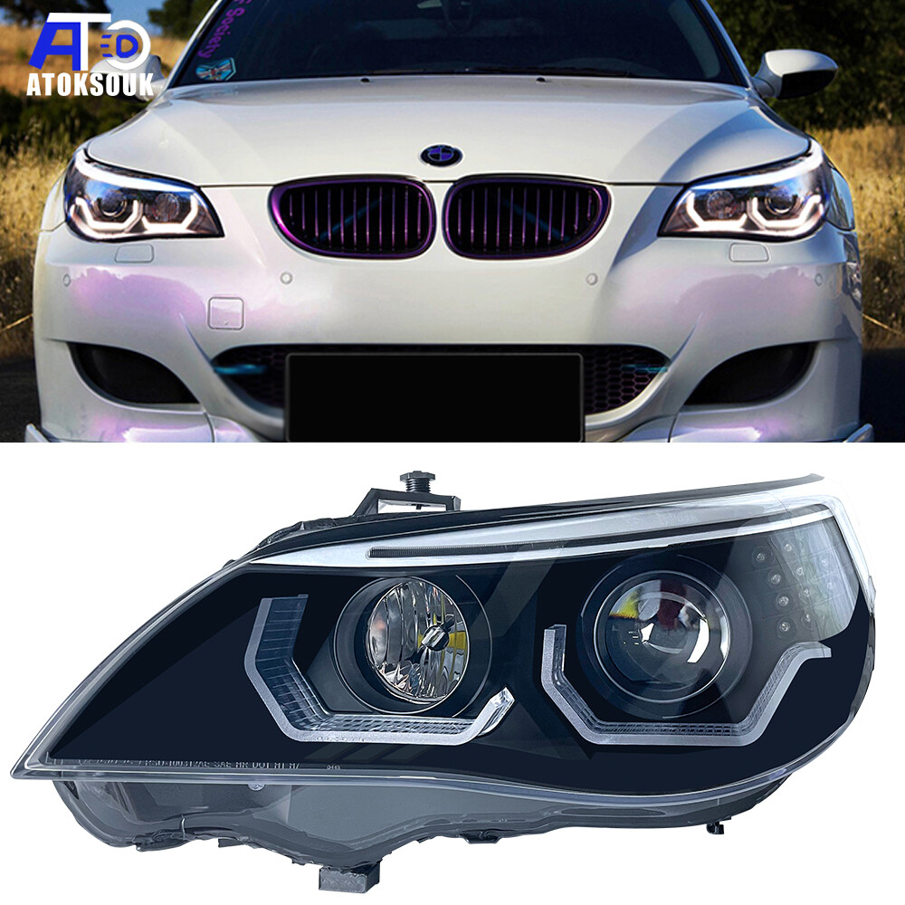 For BMW 5 Series E60 20082010 Headlight Assembly W/LED Turn Signal