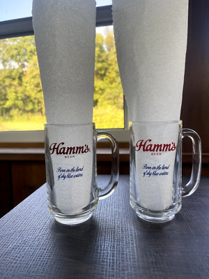 Vintage Hamm's Glass Beer Mug - Lot of (3) - Born in the Land of Sky Blue Waters