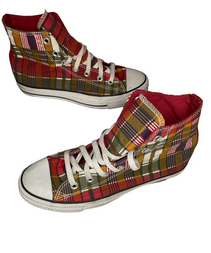 plaid converse mens