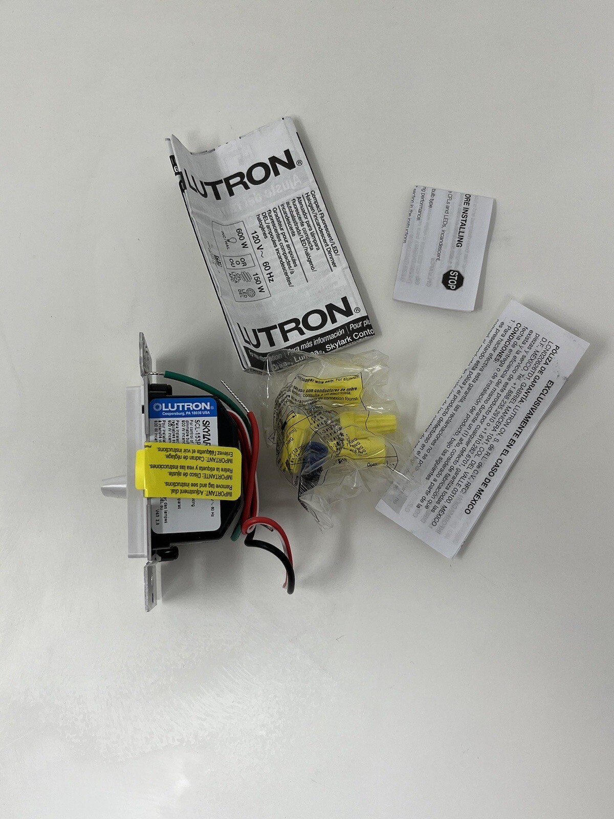 2 Lutron Skylark CL 150 Watt, SCL 153WH Dimmer For Dimmable LED CFL