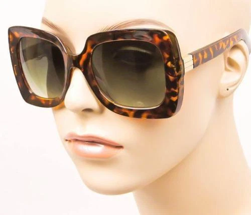 70s Oversized Retro Big Large Jackie O Square Designer Butterfly OmG Sunglasses - Picture 6 of 11