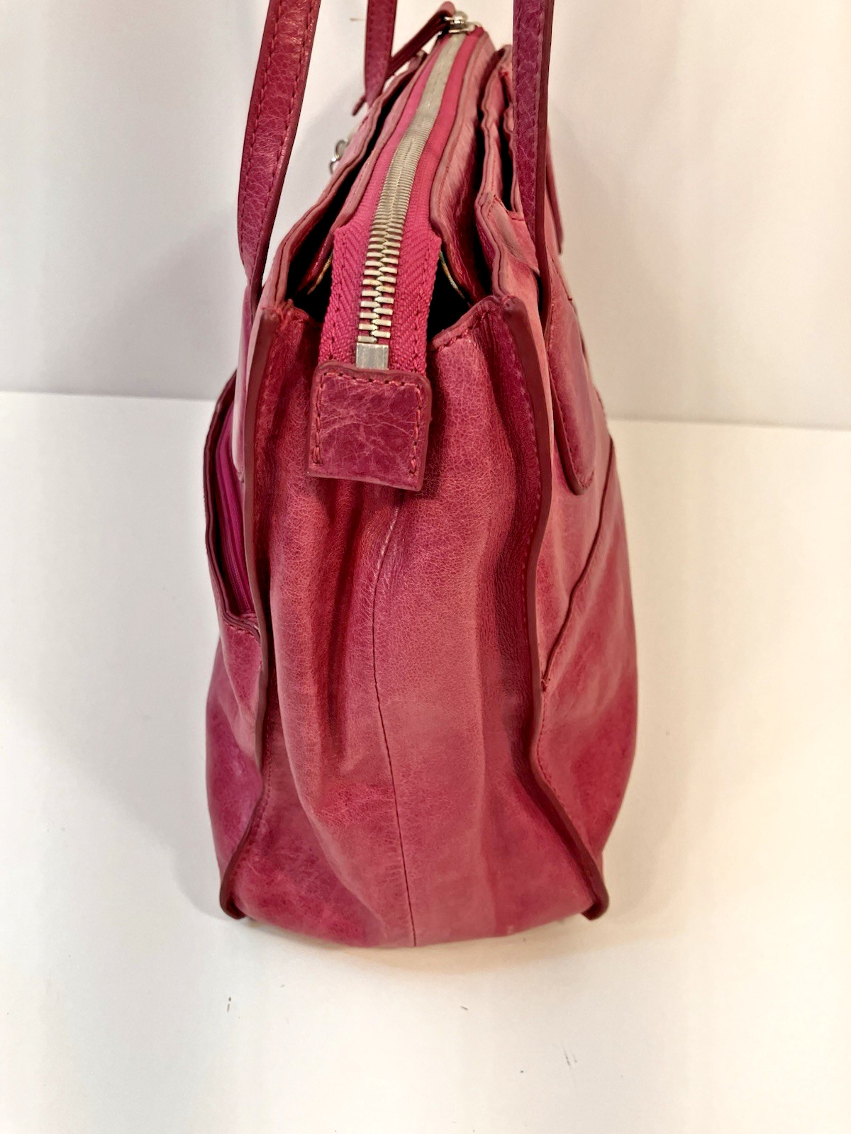 HOBO International Friar Leather Shoulder Bag Pin… - image 7