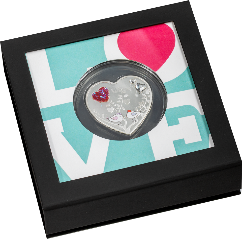 Cook Islands 2021 5 Happy Valentine’s Day 20g Proof Silver Coin eBay