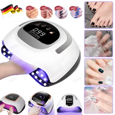 MARKENLOS LED 320W UV Nagel Lampe Gel Lichthärtungsgerät Sensor Nageltrockner mit 4 Timer