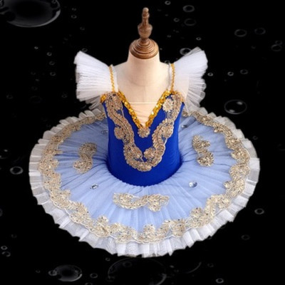 Kids Ballet Dance Tutu Girls Leotard Dancewear Skirt Ballerina Party Costumes