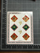 Vintage American Greetings Christmas Seals Sticker Sheet
