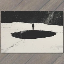 Art Print Overwhelming Void visual depiction depression vast engulfing nature