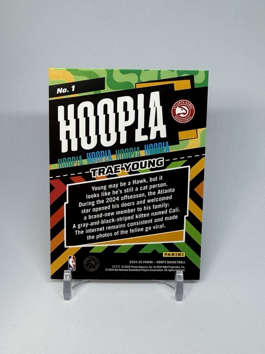 2024-25 Panini NBA Hoops Hoopla #1 Trae Young, Atlanta Hawks