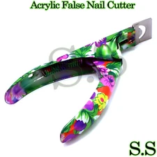 Pro Acrylic False Nail Art Tips Cutter Clipper Paper Coated B-775
