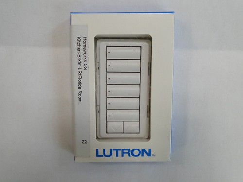 LUTRON HOMEWORKS QS RKD-W6BRL-WH