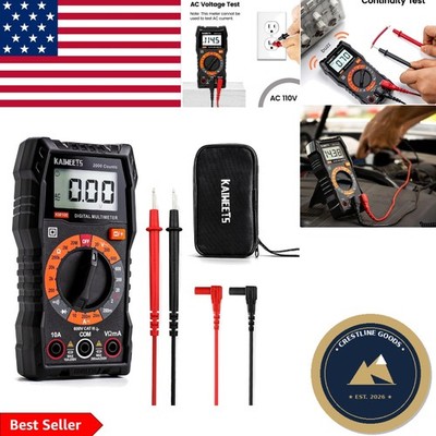 Digital Multimeter with Case - AC/DC Voltage, Continuity & Diode  Meter